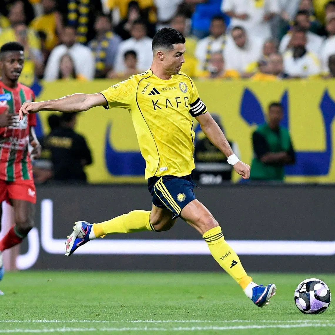 Soccer Football - Saudi Pro League - Al Nassr v Al Ettifaq - Al Awwal Park, Riyadh, Saudi Arabia - April 15, 2026 Al Nassr's Cristiano Ronaldo in action REUTERS/Stringer