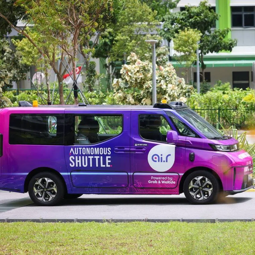 Decked in bright purple livery with an amber beacon on the roof, a mix of five- and eight-seater vehicles will be used to operate three routes.