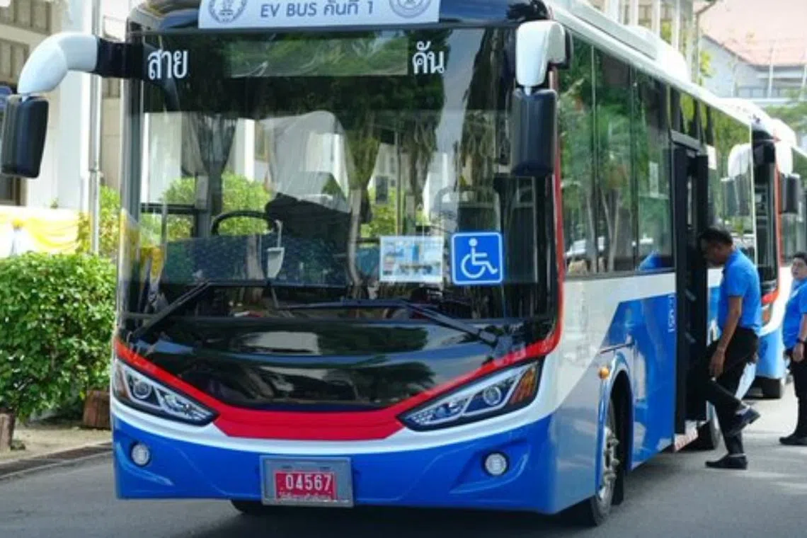 The new buses will cover three routes across the resort island.