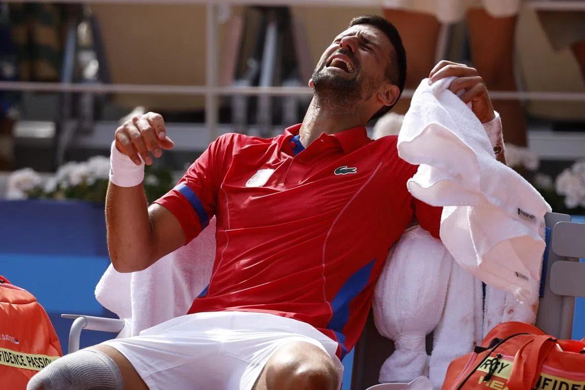 A weeping 37-year-old Novak Djokovic won tennis gold at the Paris Olympics but wants to play on till Los Angeles 2028. 