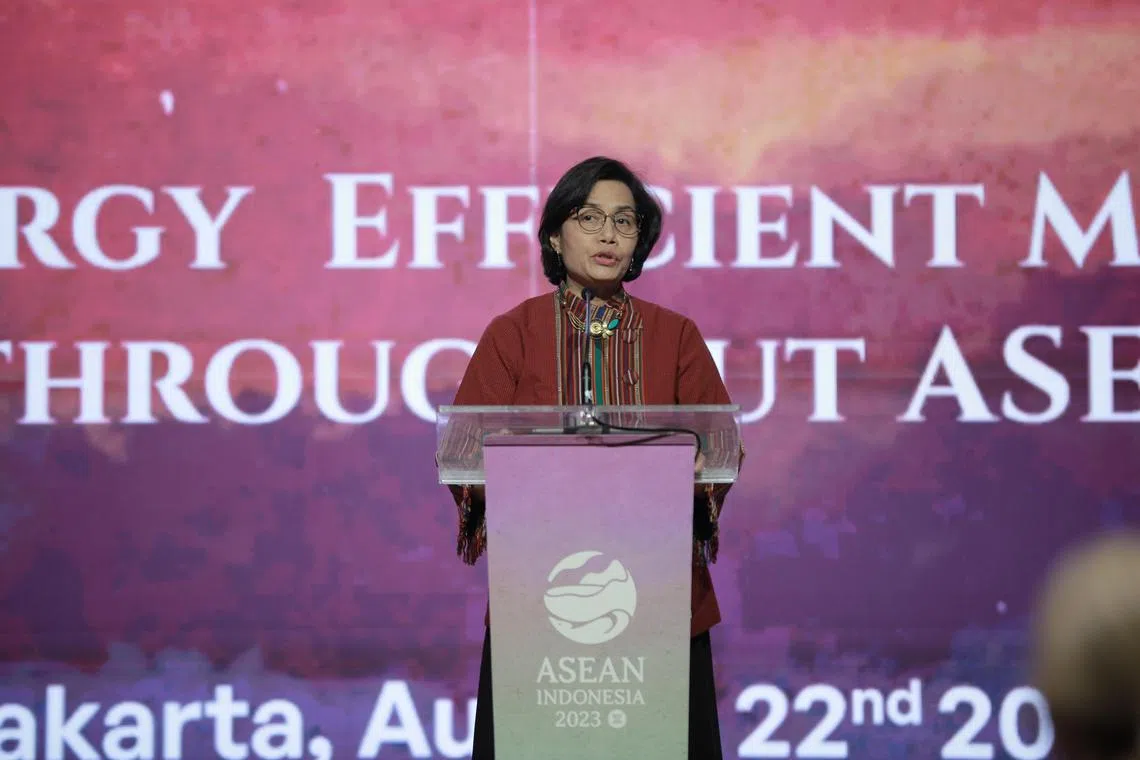 Dr Sri Mulyani Indrawati said Asean must not become a battleground for influence amid the great power rivalry between the US, China and Russia.