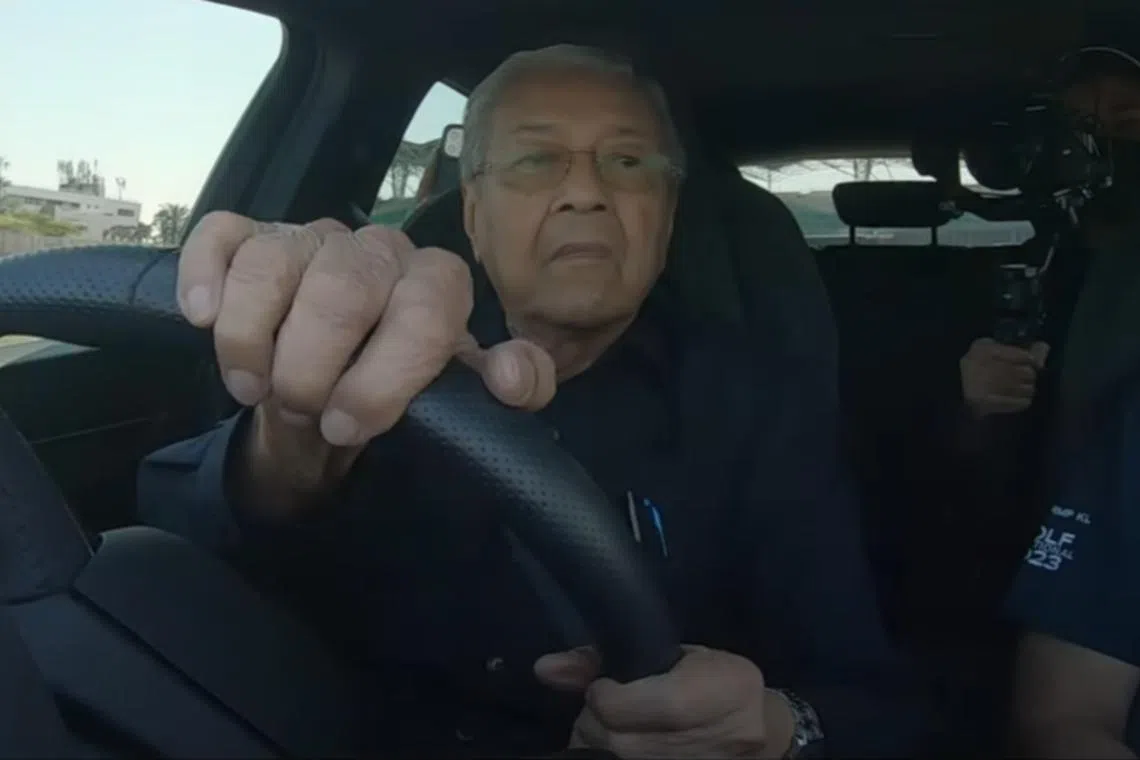 Malaysia’s former PM Mahathir Mohamad said that people wanted to see real action instead of watching Formula One on television.