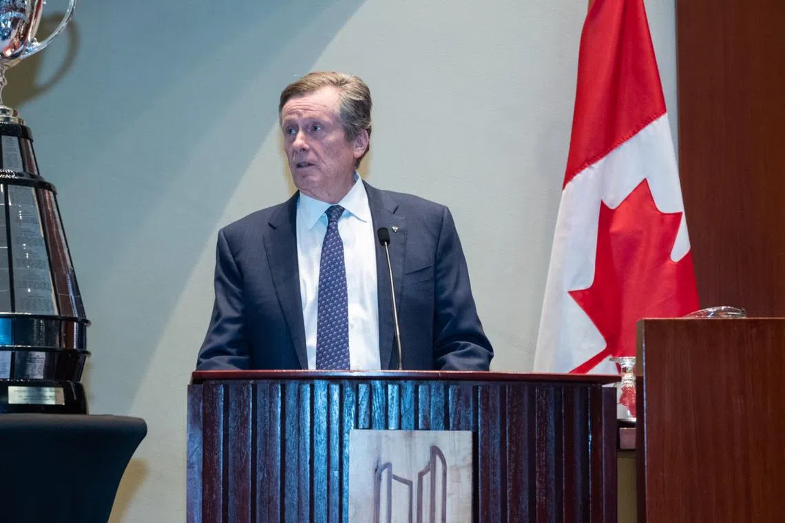 Toronto Mayor John Tory said the relationship ended earlier this year.