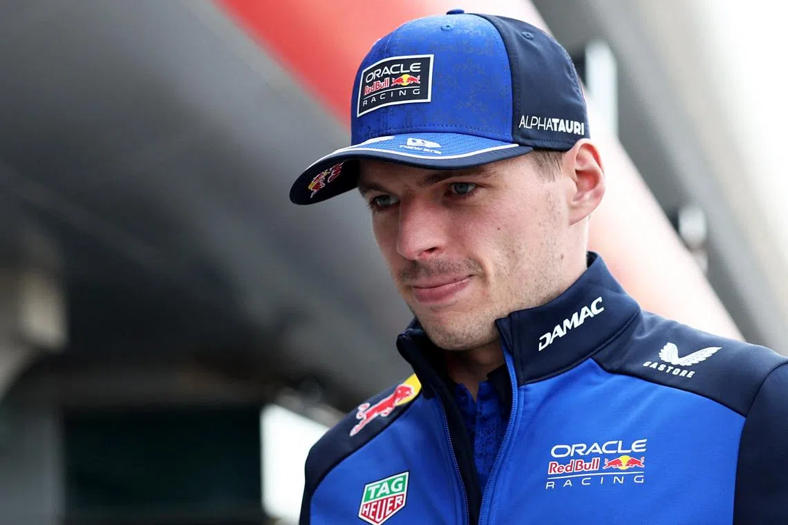 Formula One F1 - Chinese Grand Prix - Shanghai International Circuit, Shanghai, China - March 15, 2026 Red Bull's Max Verstappen before the race REUTERS/Jakub Porzycki