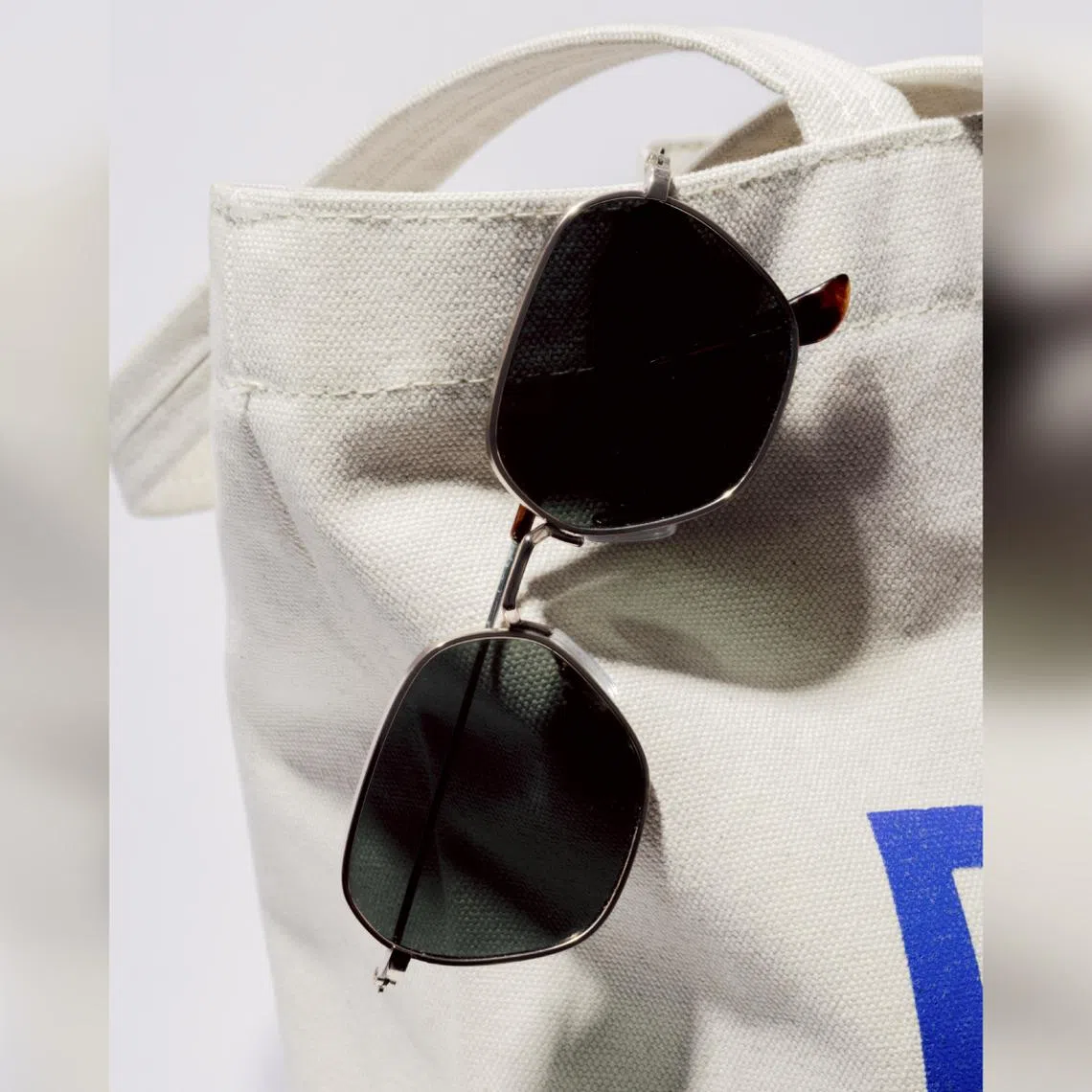 A pair of sunglasses photographed in a studio in New York, June 12.