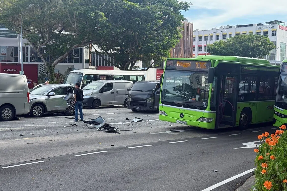 Five people were taken to Sengkang General Hospital, said SCDF.