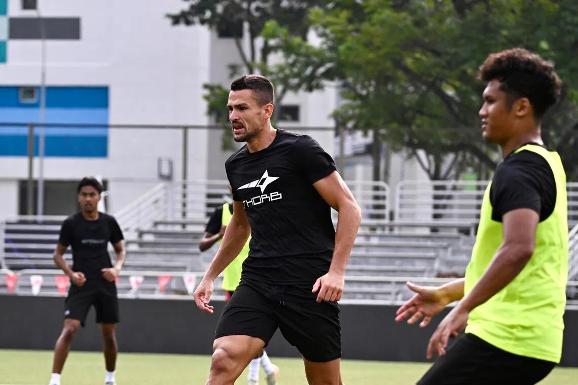 After scoring more than 100 goals for Tampines Rovers, Montenegrin striker Boris Kopitovic is back in the Singapore Premier League with Tanjong Pagar United.