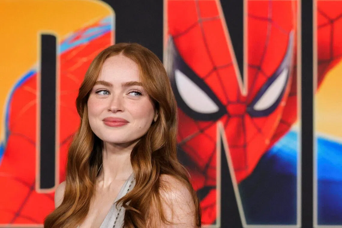 Cast member Sadie Sink attends the world premiere for the film Spider-Man: Brand New Day.