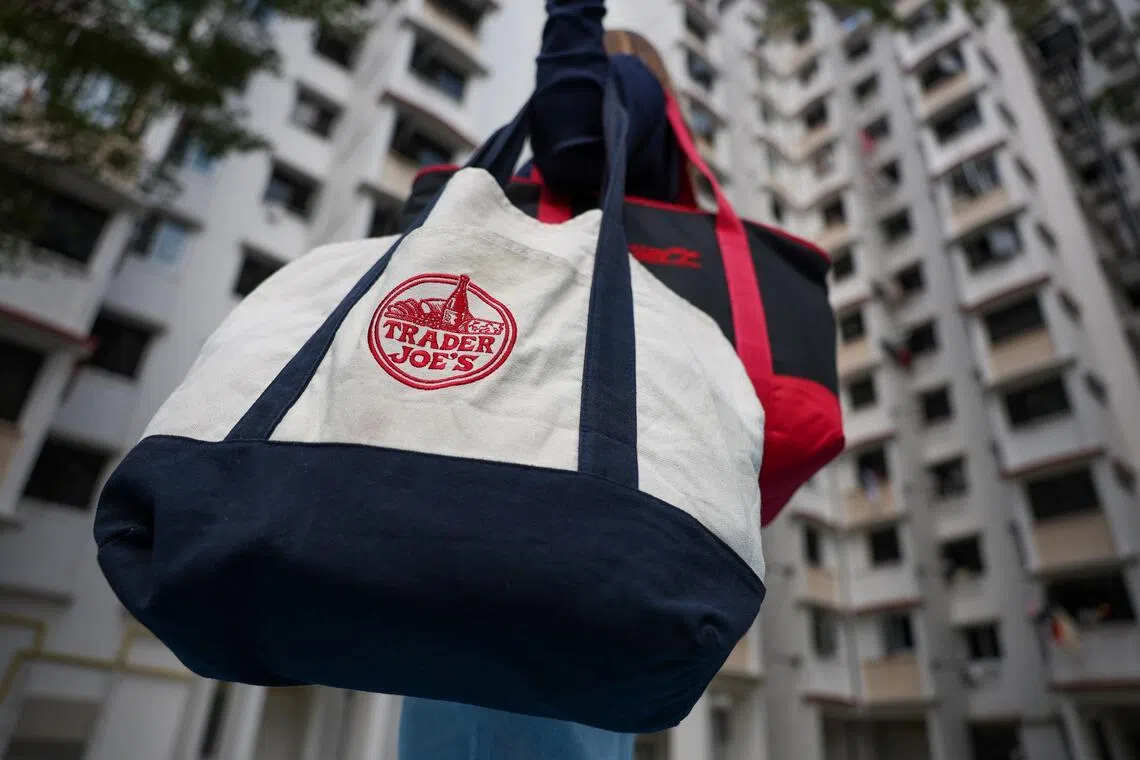 Trader Joe’s first released a mini tote meant to be used as a reusable grocery bag in 2024.