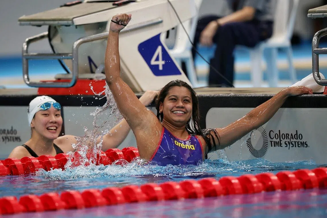 Zahra Izam anchored Anglo-Chinese School (Independent) to win the A division girls 4x50m freestyle relay final. 