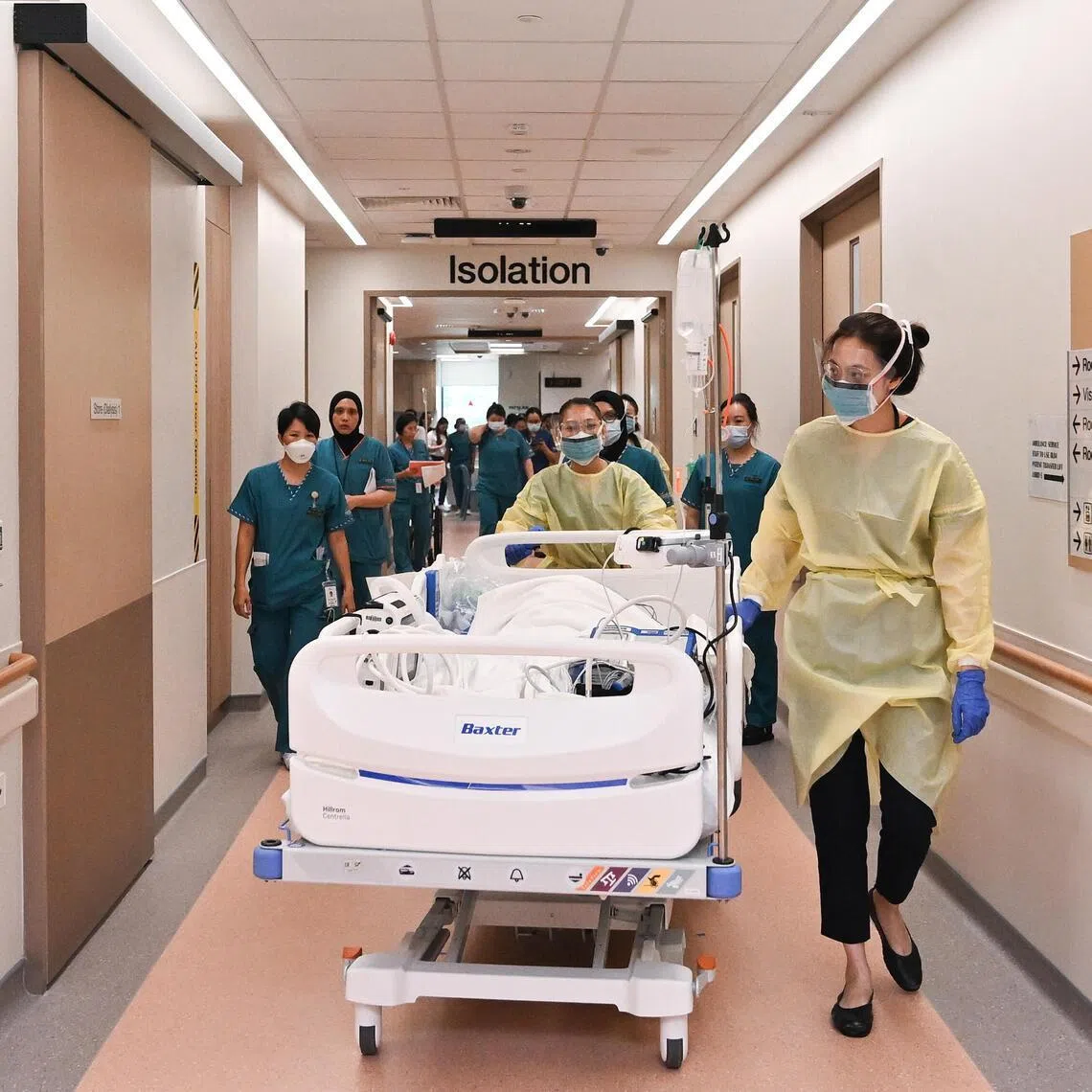 An emergency department combined full dress rehearsal at Singapore General Hospital in 2025. A key trigger of multiple organ failure in an otherwise healthy individual is sepsis.