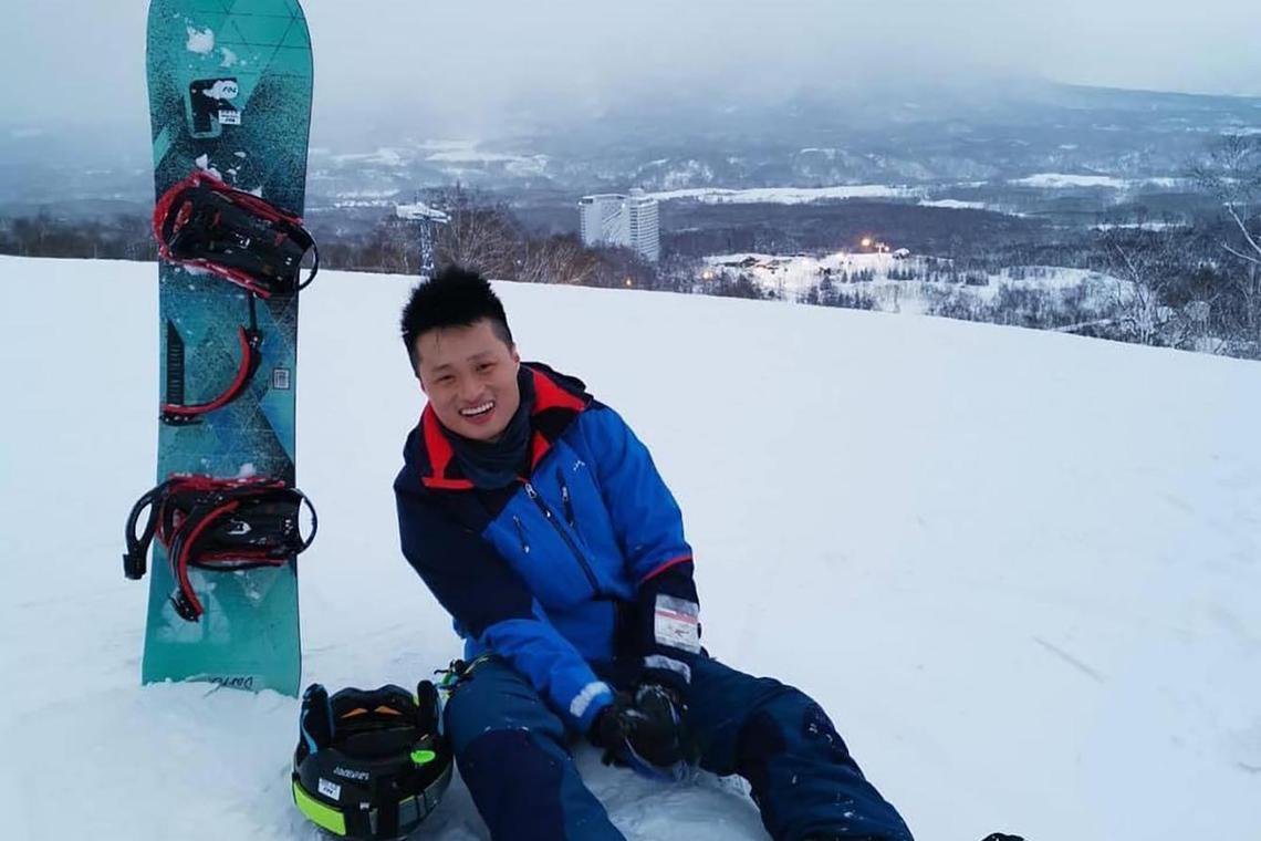 A photo, supplied by one of the victims, of Darren Yeo Wei Hong, who was sentenced to a year's jail for his offences.