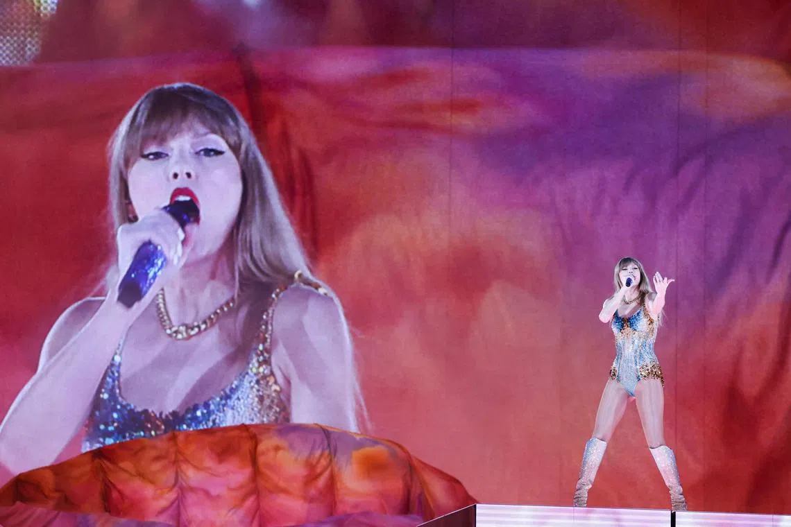 Taylor Swift is due to perform six shows in Singapore from March 2 to 9. 