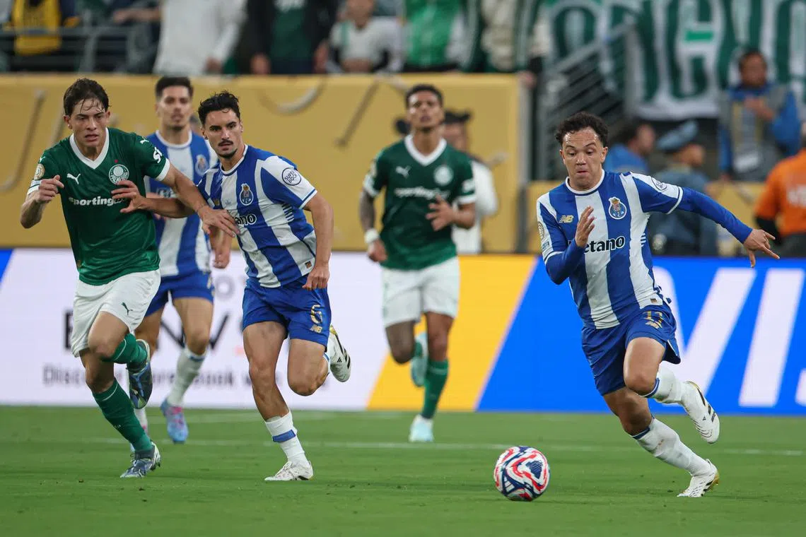 FILE PHOTO: Jun 15, 2025; East Rutherford, New Jersey, USA; FC Porto forward Pepe (11) controls the ball during a group stage match of the 2025 FIFA Club World Cup against SE Palmeiras at MetLife Stadium. Mandatory Credit: Vincent Carchietta-Imagn Images/File Photo