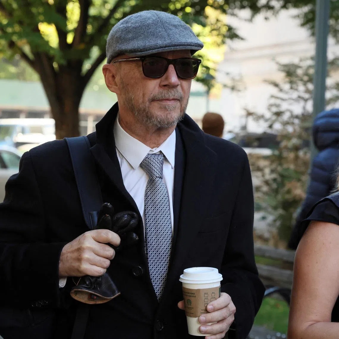 Director Paul Haggis arrives at New York State Supreme Court for his civil trial in New York City, U.S., October 19, 2022. REUTERS/Brendan McDermid/File Photo