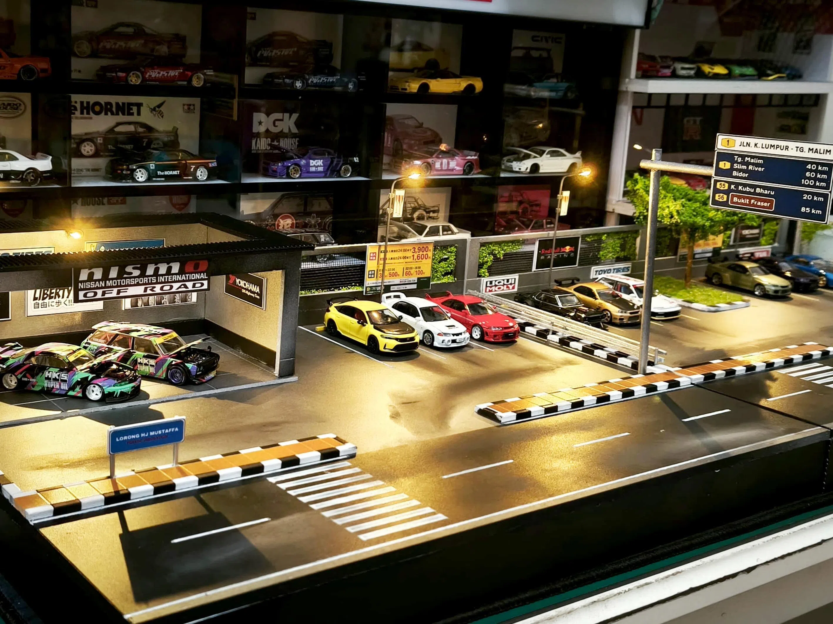 Dsaif Idris Bin Djohan Arief’s toy car collection.