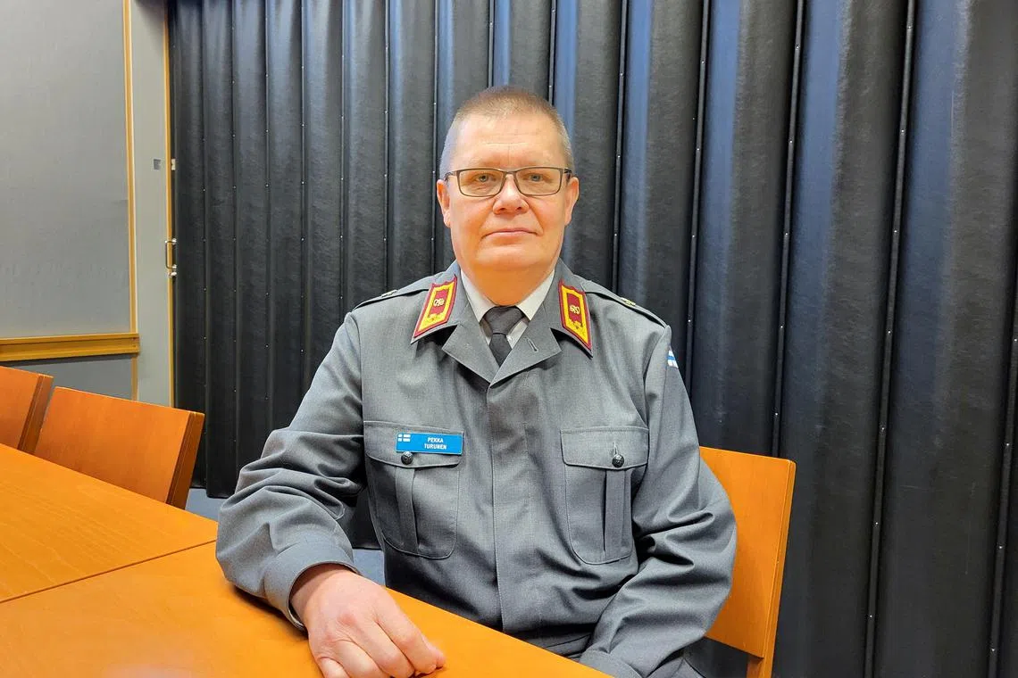 Finland's military intelligence chief, Brigadier-General Pekka Turunen, says Moscow's plan to boost troop numbers by 30 per cent are a threat to Nato.