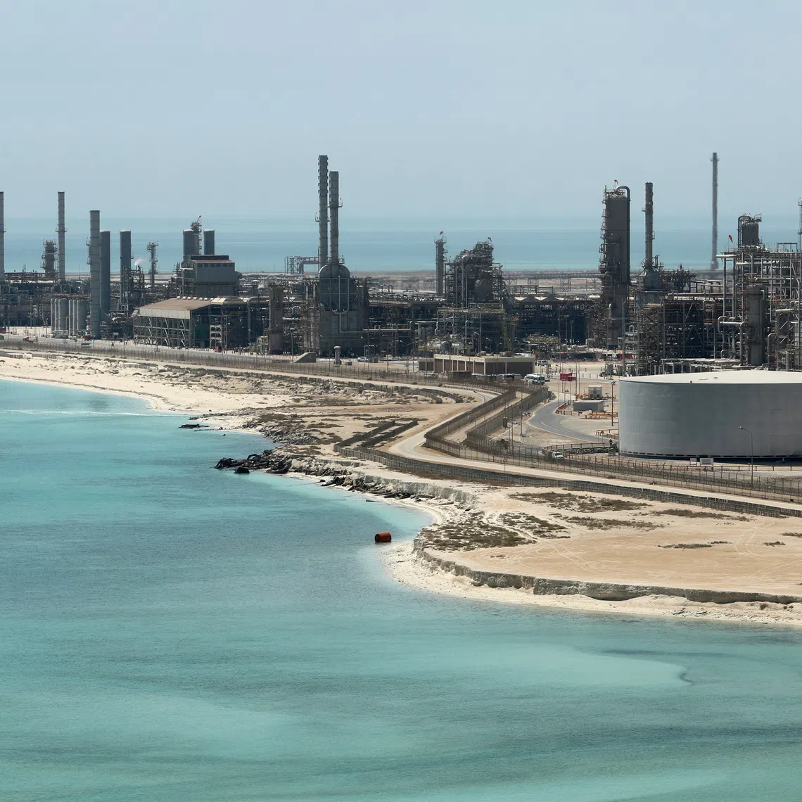Ras Tanura is one of two main ports where nearly all of Saudi Arabia’s oil exports flow.