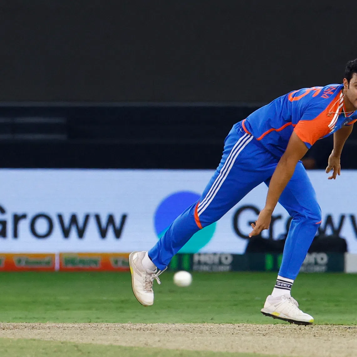 Cricket - Asia Cup - Final - India v Pakistan - Dubai International Cricket Stadium, Dubai, United Arab Emirates - September 28, 2025 India's Shivam Dube in action REUTERS/Raghed Waked
