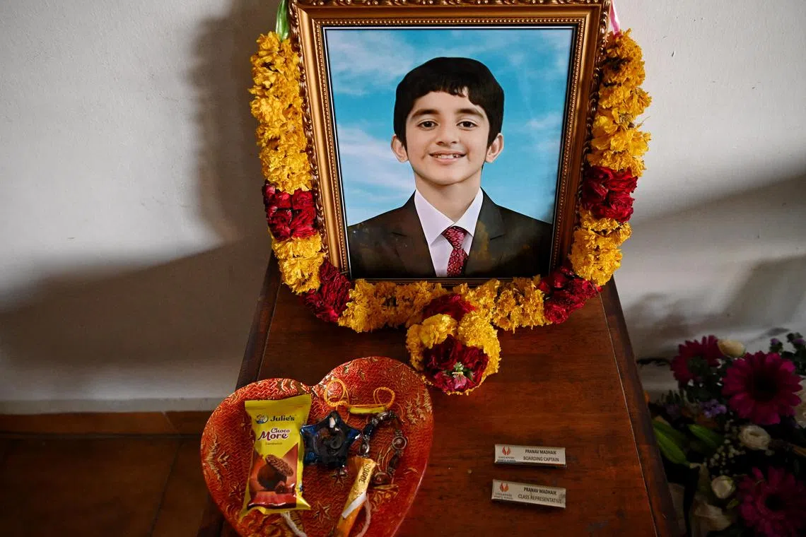 SSP student Pranav Madhaik died on Oct 11. 