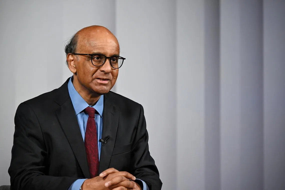 Mr Tharman Shanmugaratnam highlighted the international standing and experience he would bring to the office of the presidency.