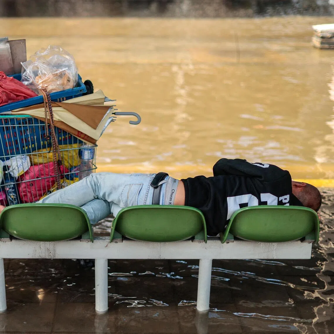 A month’s worth of rain fell over several days in late September in the capital Bangkok.