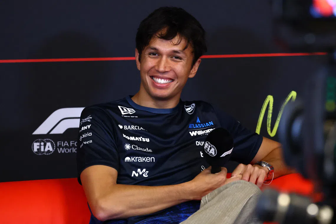 Formula One F1 - Monaco Grand Prix - Circuit de Monaco, Monaco - June 4, 2026 Williams' Alex Albon during the press conference REUTERS/Yves Herman