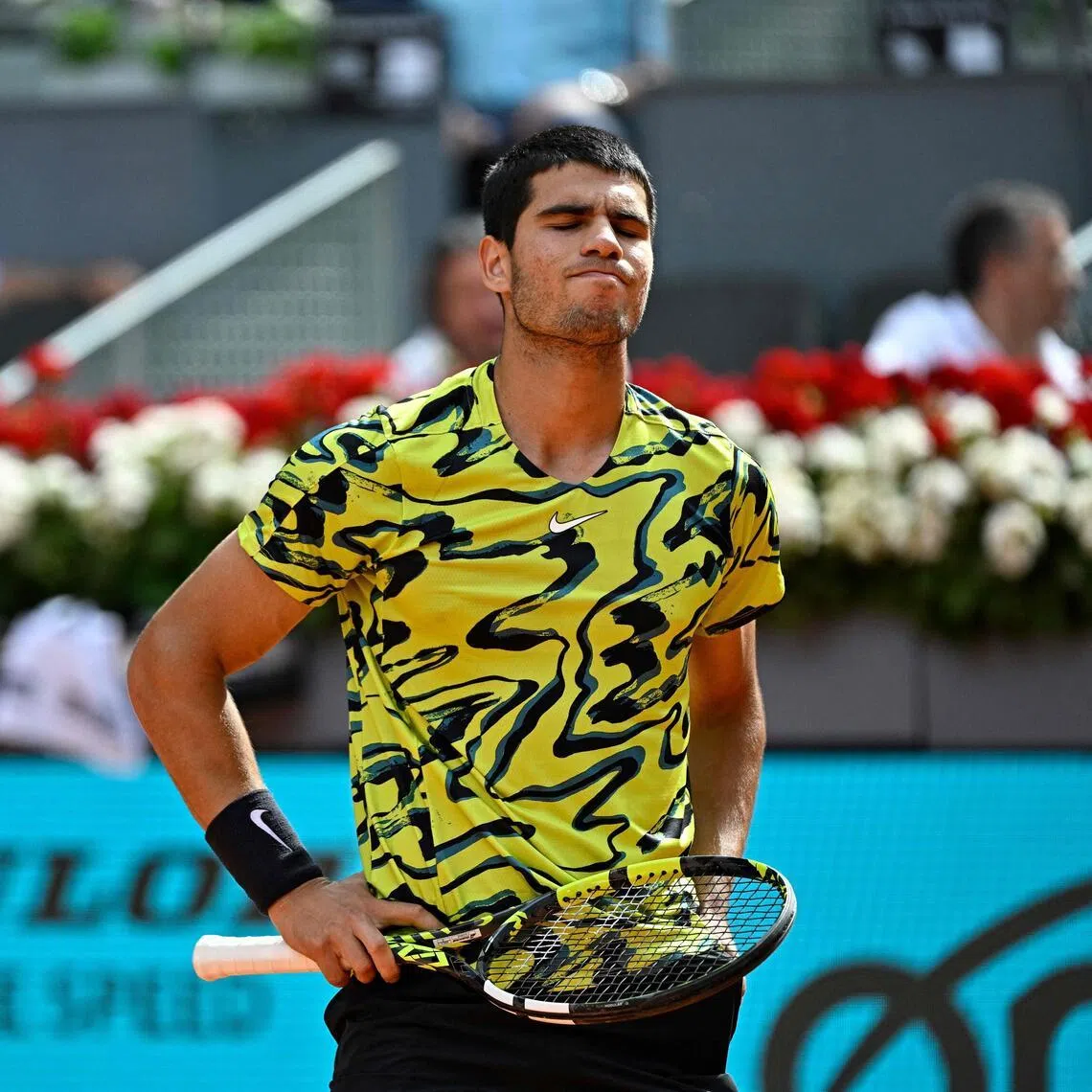 Spain's Carlos Alcaraz injured his wrist during the first round of the Barcelona Open and subsequently pulled out of tournaments in Madrid and Rome and then Roland Garros.