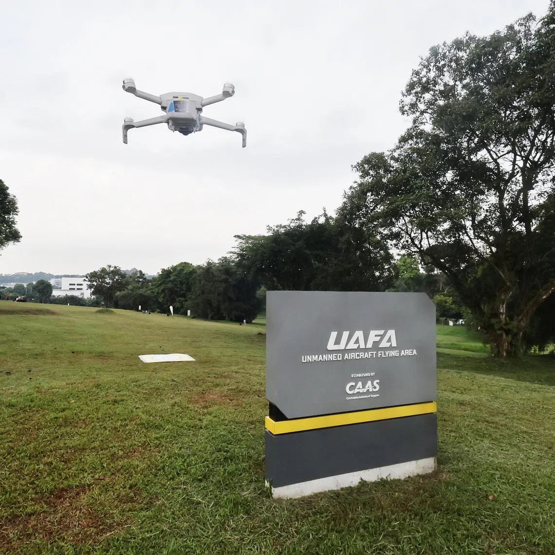 Launch of the second UAFA trail for drone use. The first was at Pandan Reservoir and the latest is at Dover Hiking Trail.