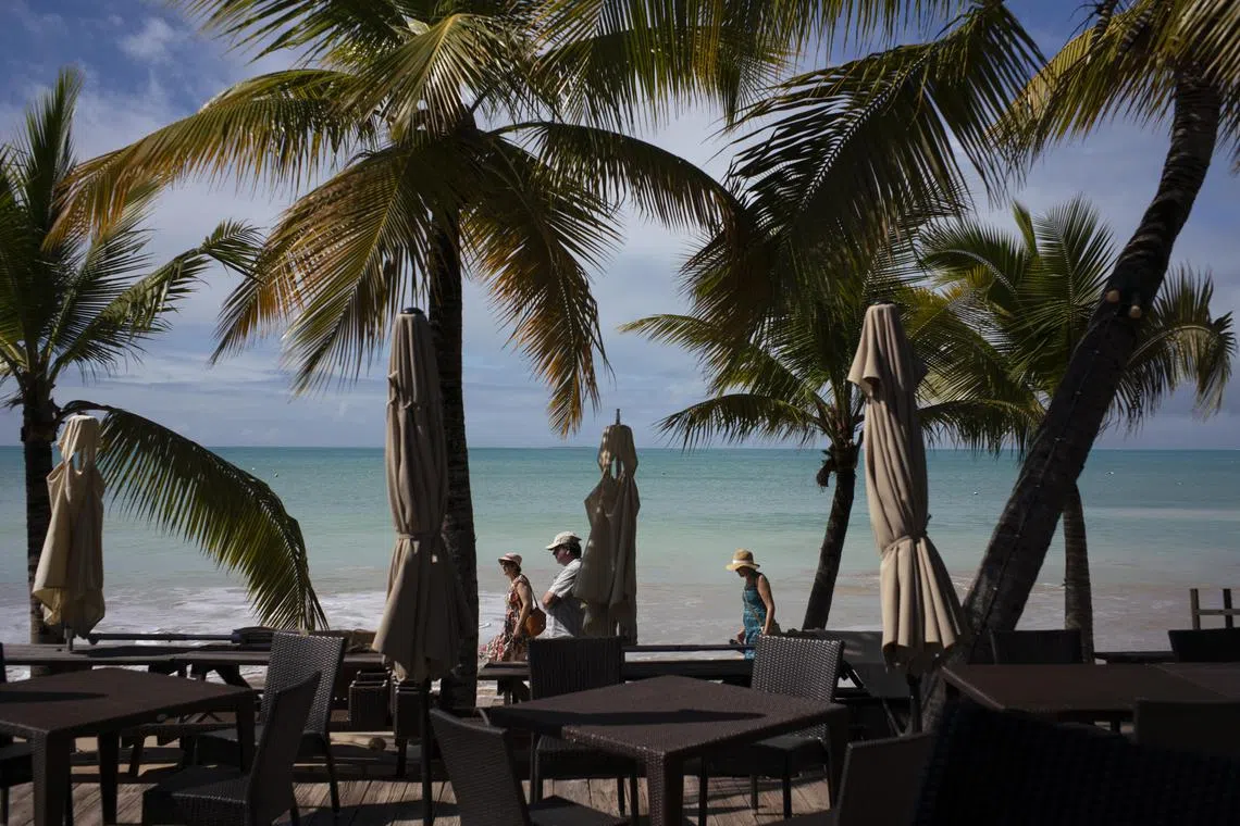FILE Ñ Crocus Bay in Anguilla, Jan. 20, 2020. In Anguilla, a tiny Caribbean island to the east of Puerto Rico, the A.I. boom has made the country a fortune. (Eric Rojas/The New York Times)