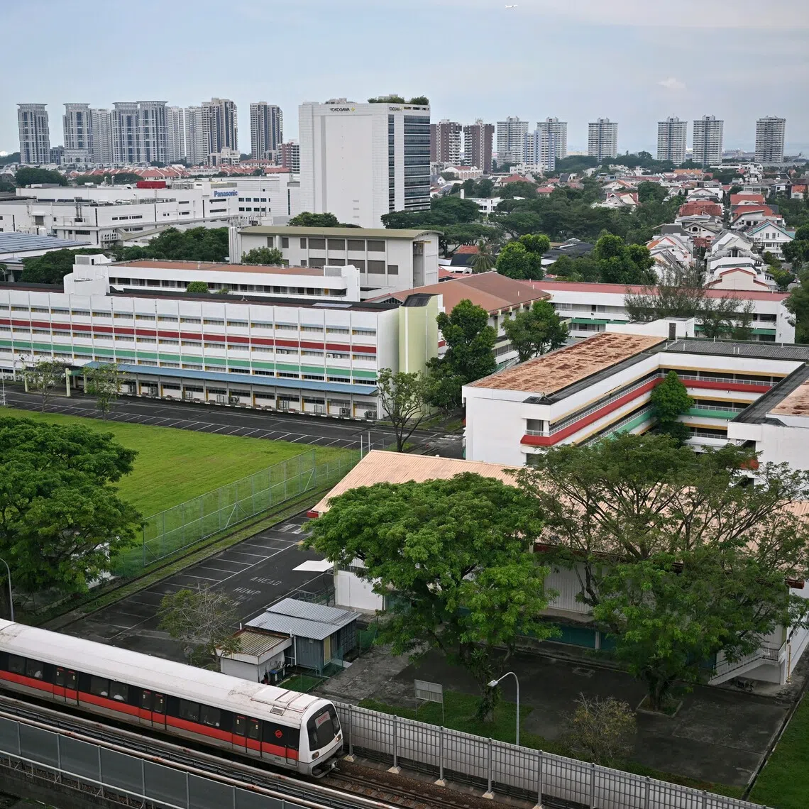 The former Temasek Primary and Secondary schools have made way for the 1,010-unit New Upper Changi Road residential project. 