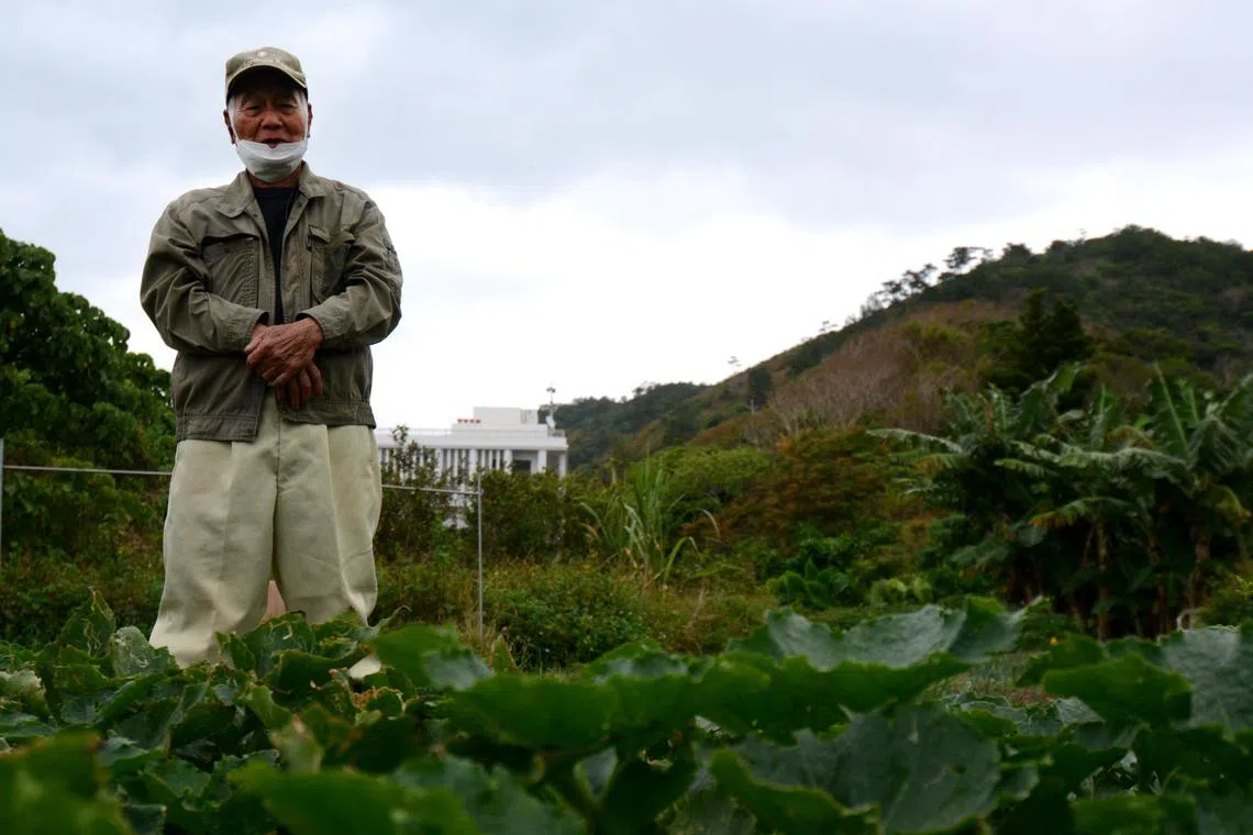lkokinawa27 - Kansei Arashiro, 86, a resident of Ogimi village, Okinawa’s “village of longevity”. More than 20 people in the village of 3,000 are centenarians. His secret to a long life? Stay active, eat everything, be at peace, and have fun in life.

Credit / Copyright: Leslie Koh
