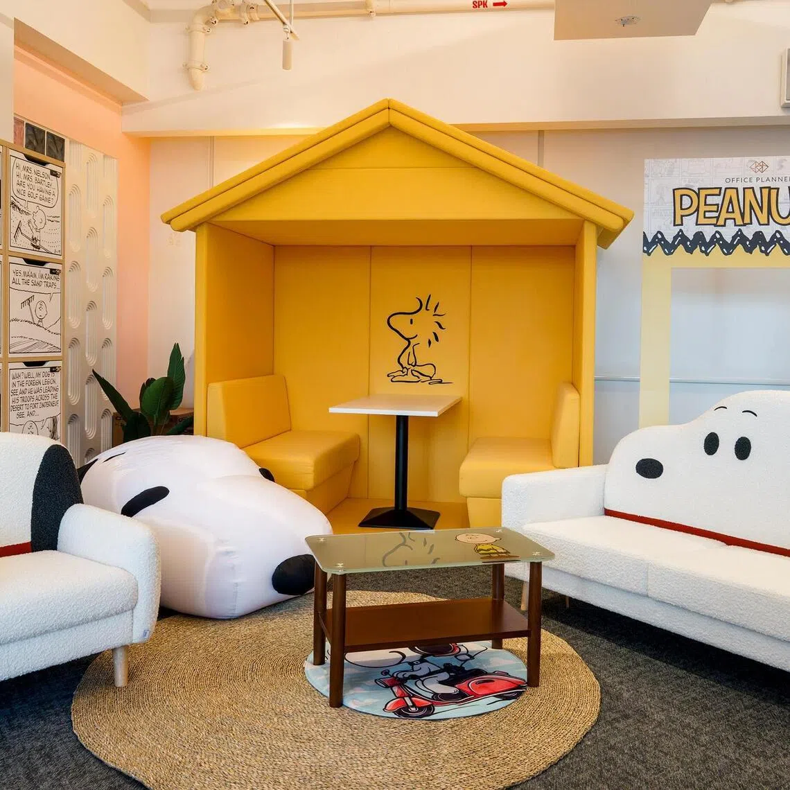 The Snoopy & Friends Team Furniture Collection from Office Planner.