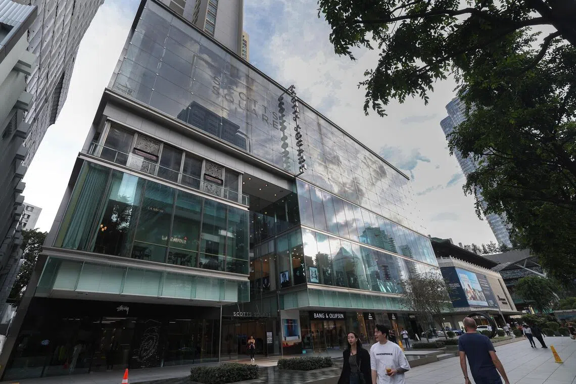 With Scotts Square containing about 12,160 sq m of retail space, the deal translates to a price of S$2,368 per square foot.