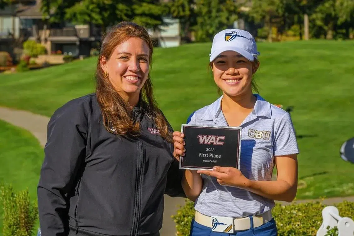 Hailey Loh, 20, became the first Singaporean golfer in history to claim a NCAA conference championship.
