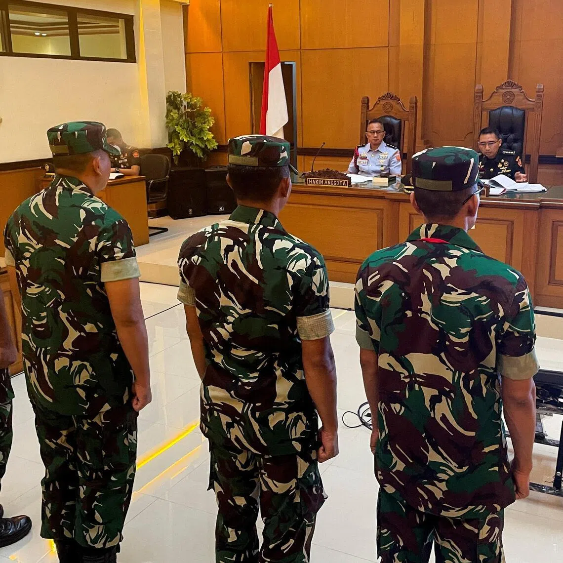The four soldiers are charged with premeditated assault for the attack that left Andrie Yunus blind in one eye.