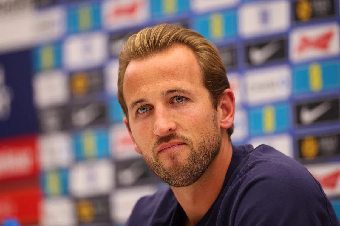 Soccer Football - World Cup - UEFA Qualifiers - England Press Conference - Rajko Mitic Stadium, Belgrade, Serbia - September 8, 2025 England's Harry Kane during the press conference Action Images via Reuters/Andrew Boyers
