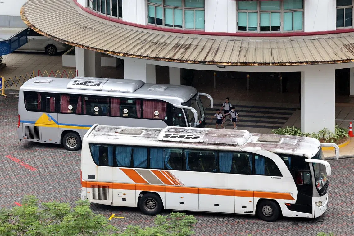 An existing measure by MOE to deal with the school bus driver shortage issue will be extended by around a year.