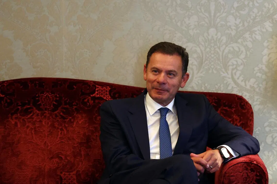 Luis Montenegro, Social Democratic Party (PSD) and Democratic Alliance (AD) leader, meets with Portugal President Marcelo Rebelo de Sousa at Belem Palace, following the final results of the general elections in Lisbon, Portugal, May 29, 2025. REUTERS/Pedro Nunes