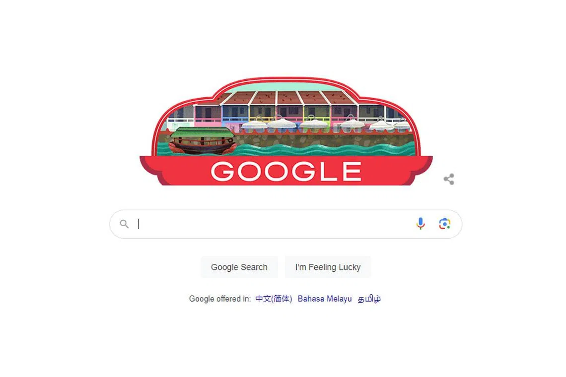 Google has honoured Singapore’s National Day on Aug 9 via its Doodles, with an illustration of the country’s Clarke Quay waterfront.