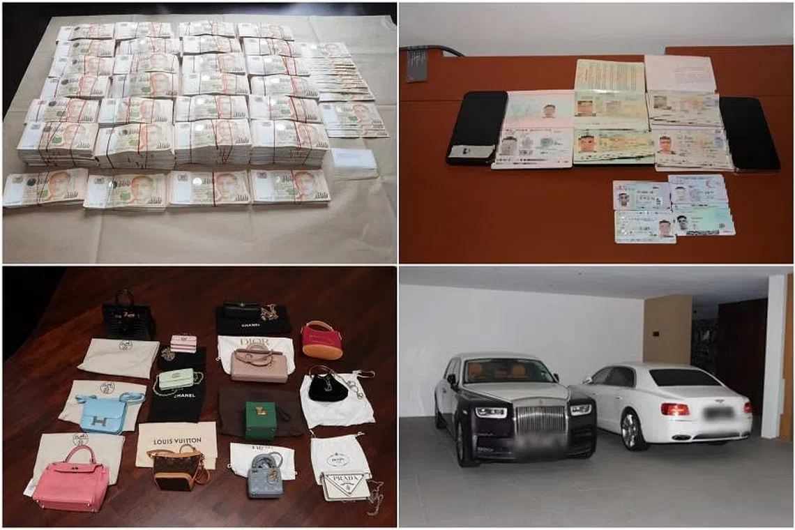Following islandwide raids on Aug 15, assets seized or issued with prohibition of disposal orders is now worth more than $2.8 billion.