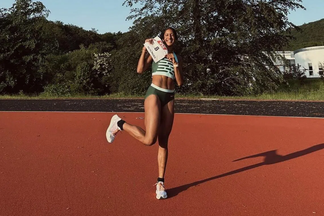 National sprinter Shanti Pereira's 100m time is currently the quickest by an Asian woman in 2023.