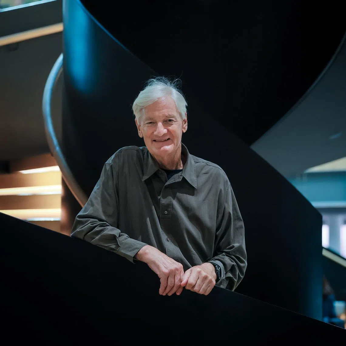 James Dyson in an interview with The Straits Times at his office at St James Power Station on June 30, 2025.