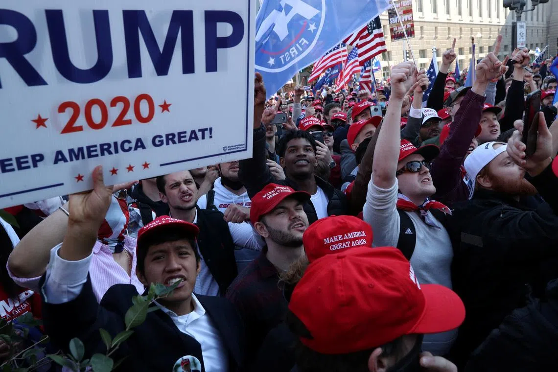 US President Donald Trump's rhetoric has gained traction among Republican voters.