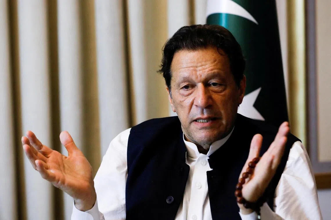 Former Pakistani Prime Minister Imran Khan has been imprisoned since August 2023 on charges he calls politically motivated.