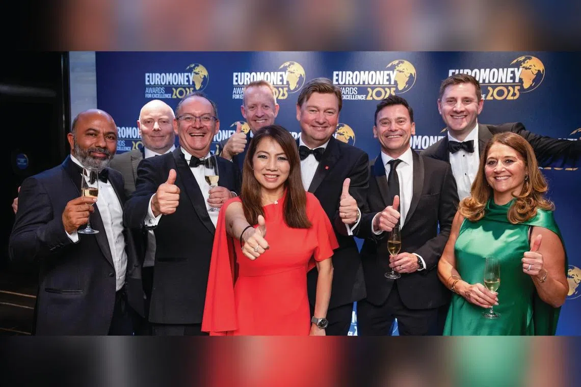 DBS CEO Tan Su Shan at the Euromoney Awards for Excellence 2025 where the bank won the ‘World’s Best Bank’ accolade for the third time since 2019. DBS was also the inaugural winner as ‘World’s Best Bank for Customer Experience’ and was lauded ‘World’s Best Bank for Corporate Responsibility’ for the second time. 