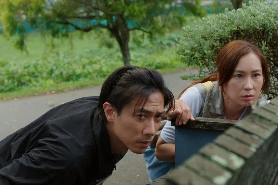 jadesmond03 - For both: Desmond Tan (left) and Paige Chua (right) in Moments, a new Channel 8 series about two private investigators - one who can see the future and one who can glimpse the past.

PHOTO: MEDIACORP