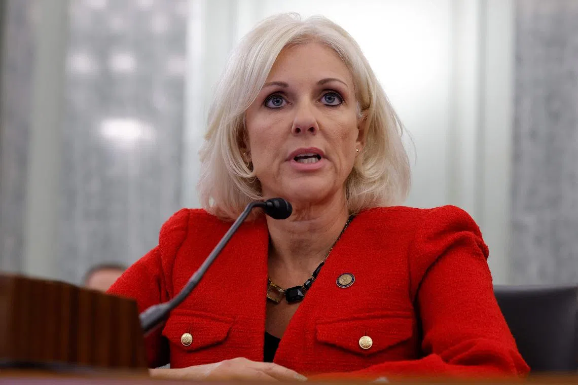 National Transportation Safety Board chair Jennifer Homendy, seen here on Nov 9, said Boeing and Spirit AeroSystems, which makes and installs the door plug on the Max 9, have been "very cooperative" in the investigation into the Jan 5 Alaska Airlines incident. 