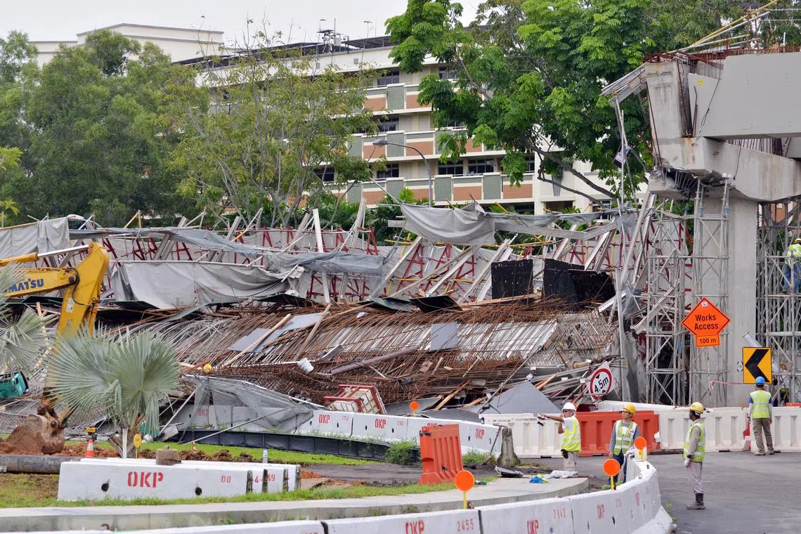 One worker was killed and 10 others were injured after a portion of the viaduct collapsed in the early hours of July 14, 2017.