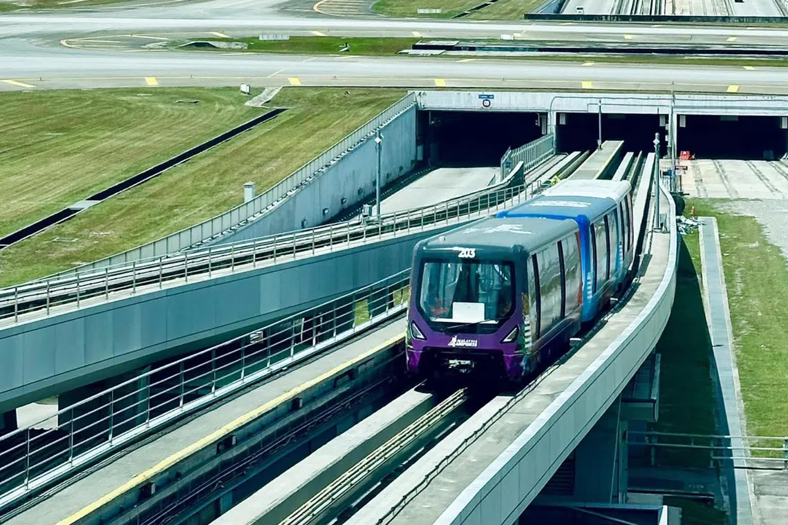 The KLIA aerotrain has a 98.41 per cent operational service availability since resuming operations on July 1.